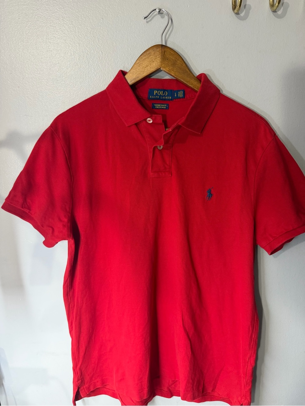 Polo by Ralph Lauren Men's Red Classic Fit Polo Shirt